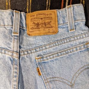 80s 550 Levi's light wash